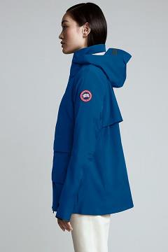 Chamarras Canada Goose Mujer Outlet - Pacifica Chubasquero Azules Oscuro ZV9601548